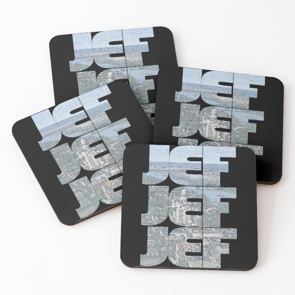 Item preview, Jefferson City, Missouri JEF Cityscape Repeating Pattern designed and sold by CrabbyLobster.