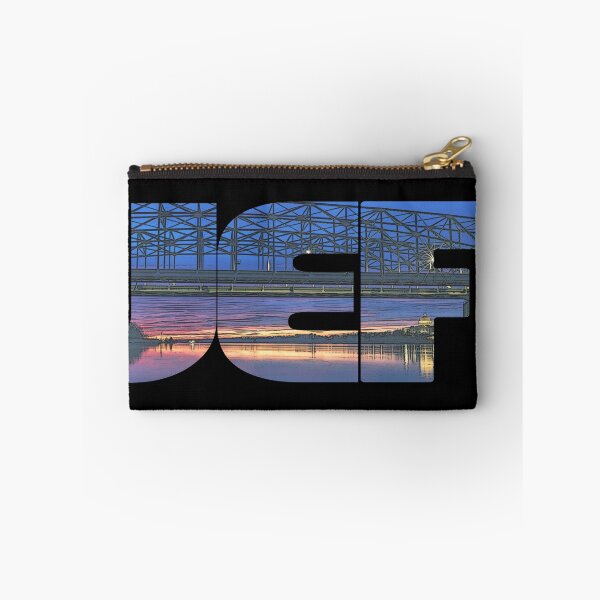 Item preview, Jefferson City, Missouri JEF Night Cityscape designed and sold by CrabbyLobster.