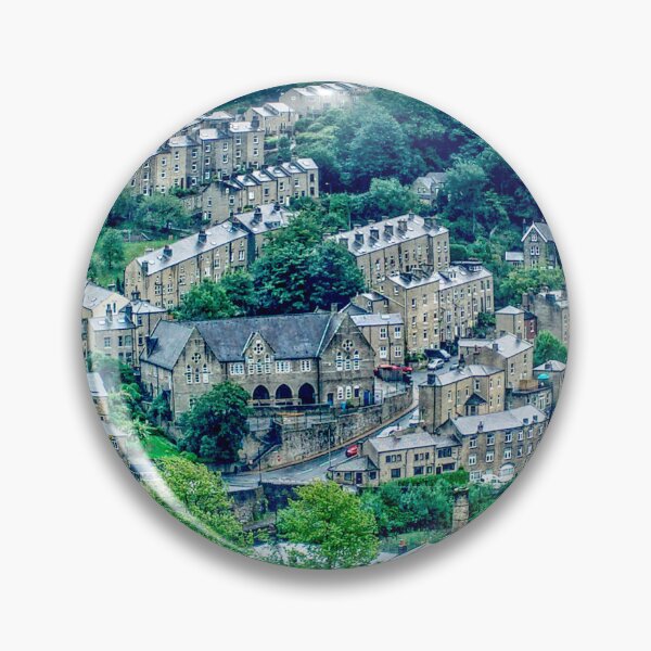 Item preview, Hebden Bridge From Afar (colour) designed and sold by Alisonchambers2.