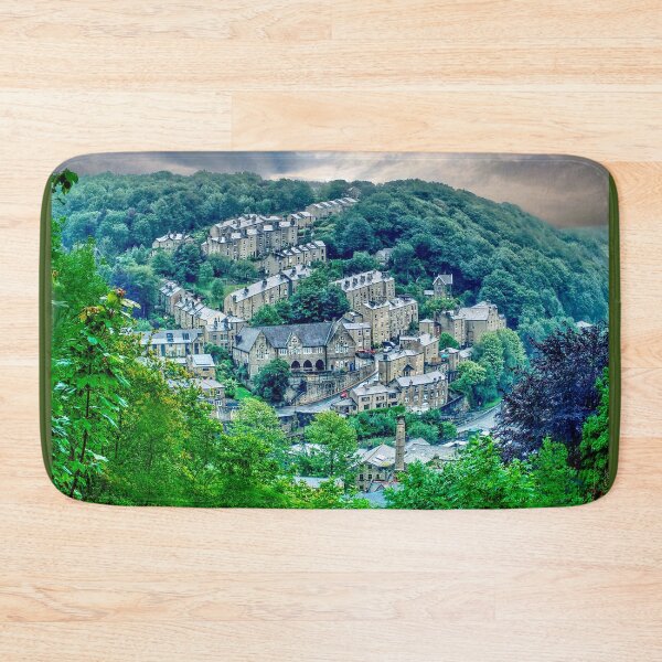 Item preview, Hebden Bridge From Afar (colour) designed and sold by Alisonchambers2.