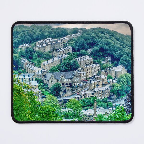 Item preview, Hebden Bridge From Afar (colour) designed and sold by Alisonchambers2.
