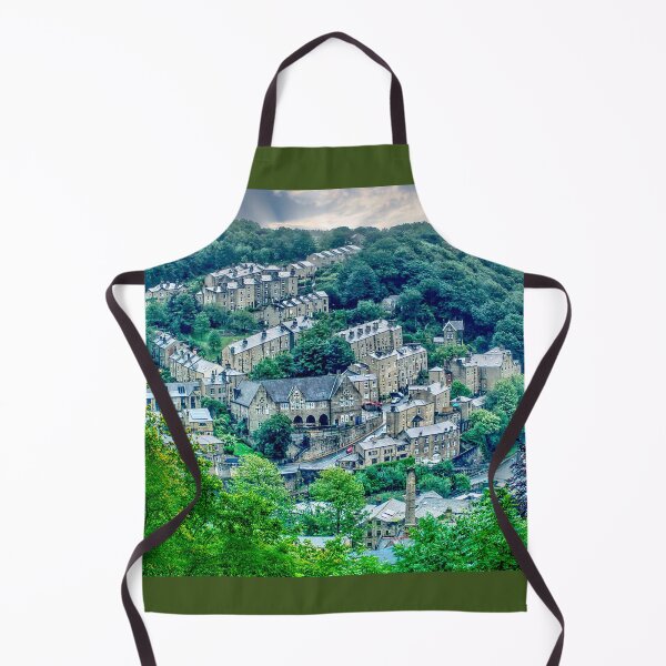 Item preview, Hebden Bridge From Afar (colour) designed and sold by Alisonchambers2.