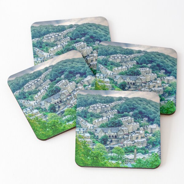 Item preview, Hebden Bridge From Afar (colour) designed and sold by Alisonchambers2.