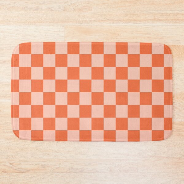Item preview, Orange and Peach Checkerboard Pattern designed and sold by velvetearth.