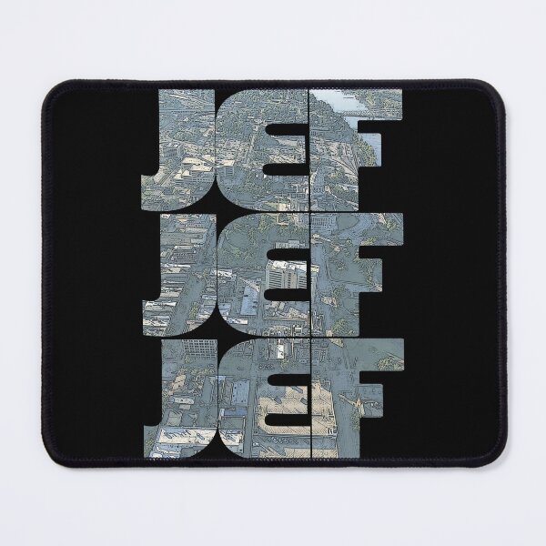 Item preview, Jefferson City, Missouri JEF Morning Cityscape Repeating Pattern designed and sold by CrabbyLobster.