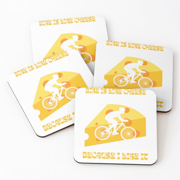 Item preview, Bike is like cheese, because I like it designed and sold by Laugh-Lines.