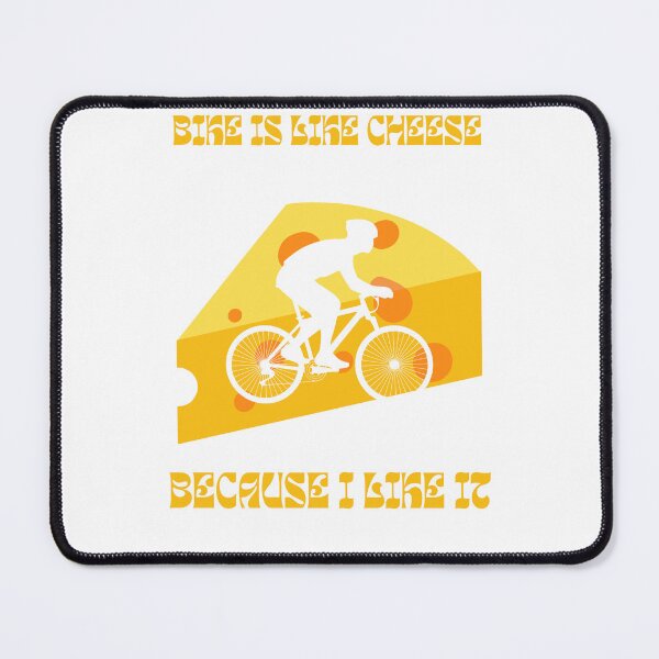 Item preview, Bike is like cheese, because I like it designed and sold by Laugh-Lines.