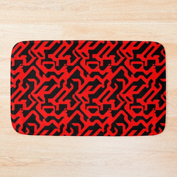 Item preview, Trippy red and black gaming cyberpunk electronic pattern designed and sold by SJG-digital.