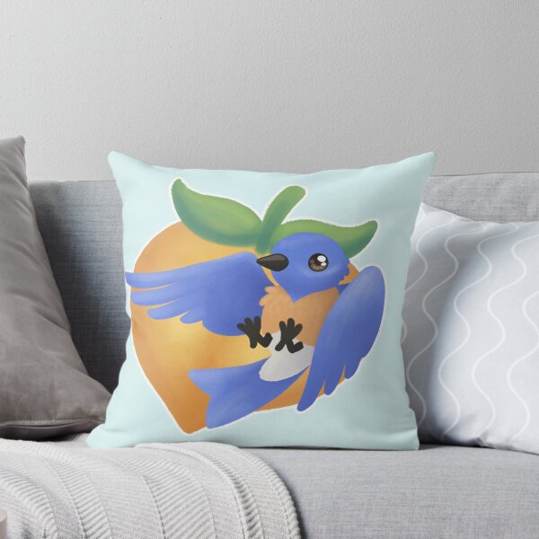 Item preview, Bluebird and Peach designed and sold by ChewyEnnui.