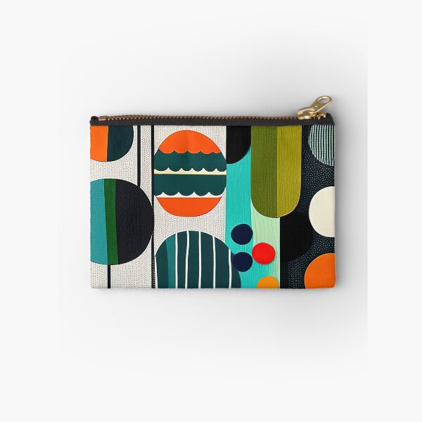 Item preview, Colorful geometry textile shapes on canvas designed and sold by RK - Shop.