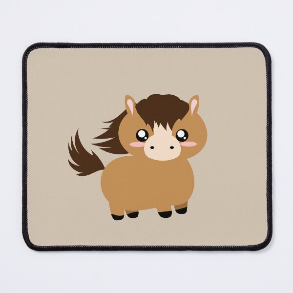 Item preview, cute brown horse designed and sold by yessebel.
