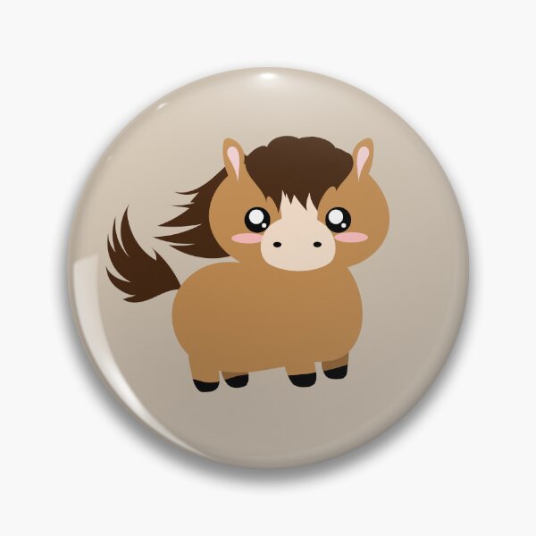 Item preview, cute brown horse designed and sold by yessebel.