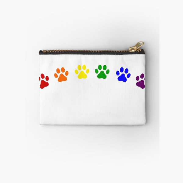 Item preview, Cute Minimalist Rainbow Dog Paw Prints - LGBT Gay Pride Theme designed and sold by AnimalArtstyle.