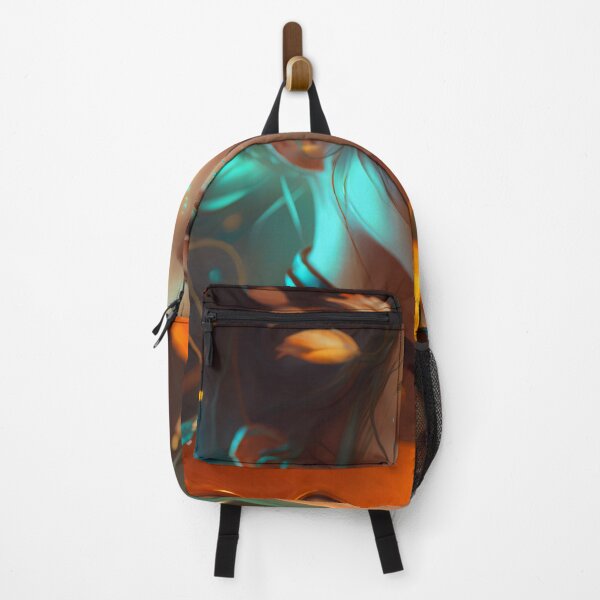 Item preview, Orange and Blue Serenity: A Portrait of a Captivating Girl designed and sold by oanaunciuleanu.