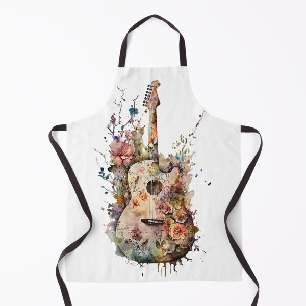 Item preview, Guitar in flowers designed and sold by MystiS.