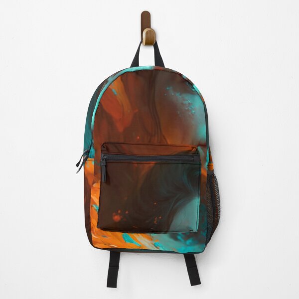 Item preview, Orange and Blue Serenity: A Portrait of a Captivating Girl designed and sold by oanaunciuleanu.