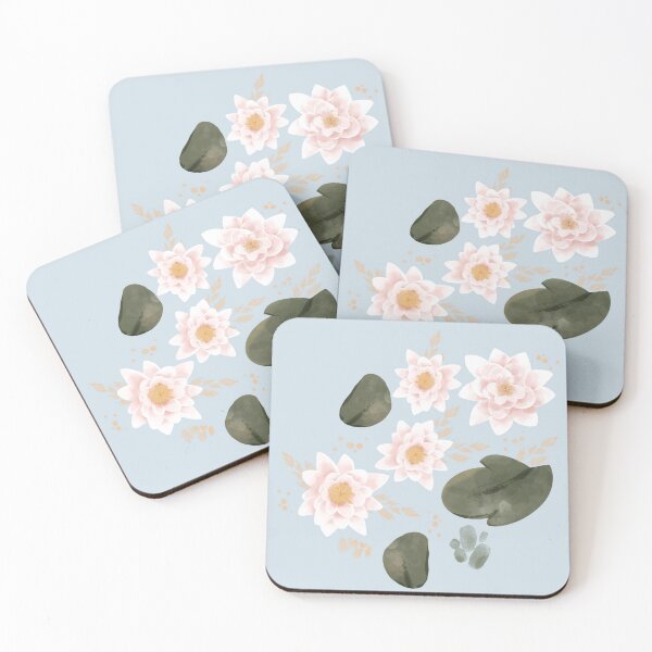 Item preview, water lilies designed and sold by Caroline Rausch.