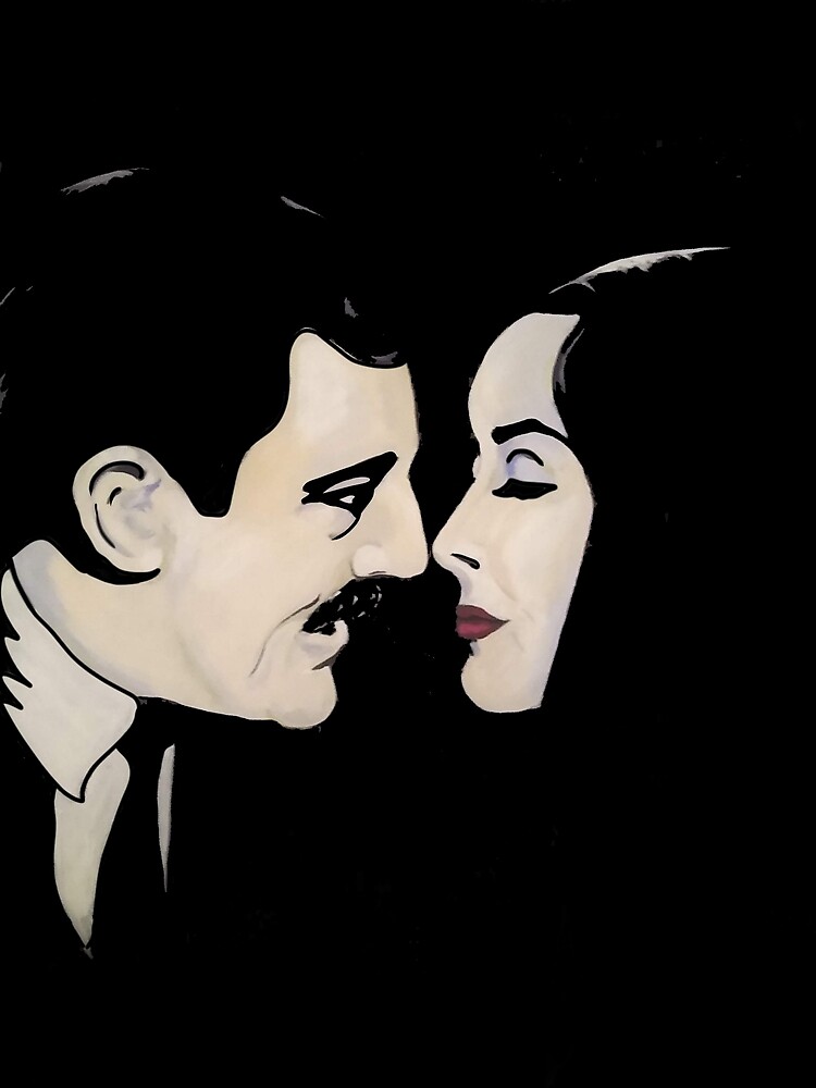 dessin de Morticia et Gomez