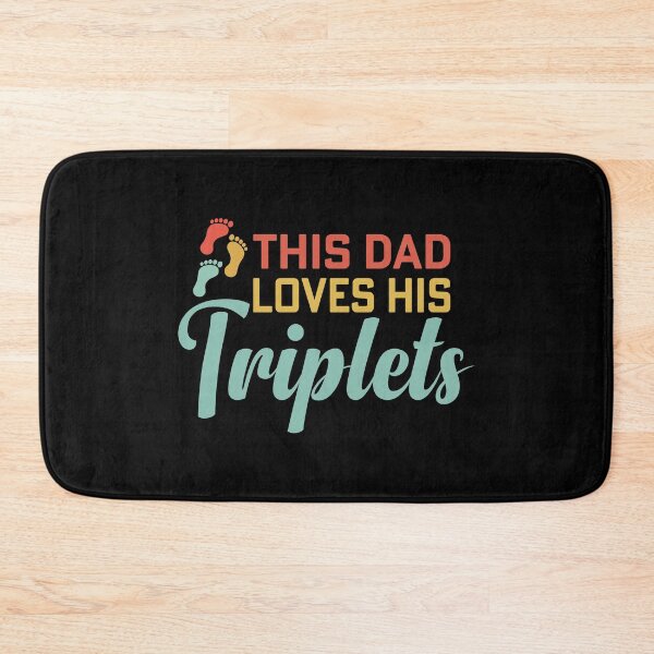 Item preview, This Dad Loves his Triplets designed and sold by TotalDesine.