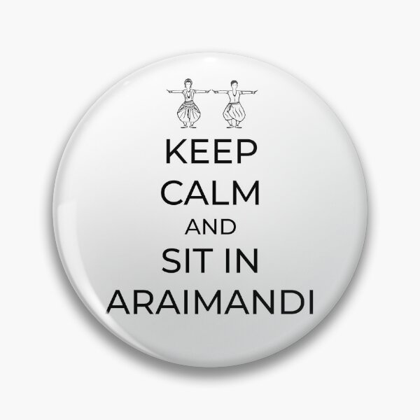 Item preview, Keep Calm and Sit in Araimandi (B&W) designed and sold by Kala-Vandanam.