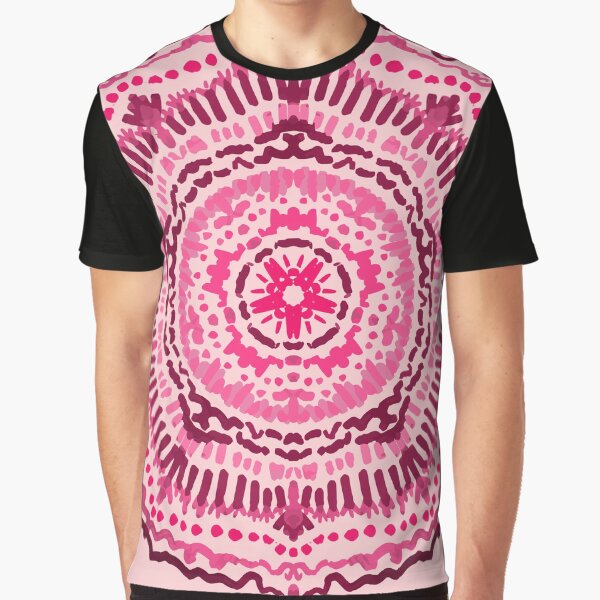 Item preview, Pink and Red Marsala Painted Girly Mandala designed and sold by Blkstrawberry.