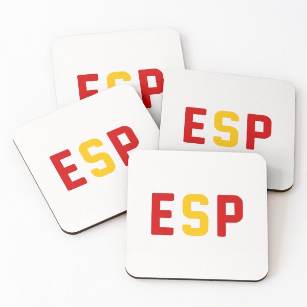 Item preview, ESP (Spain) Red / Gold / White Background designed and sold by PEK1787.
