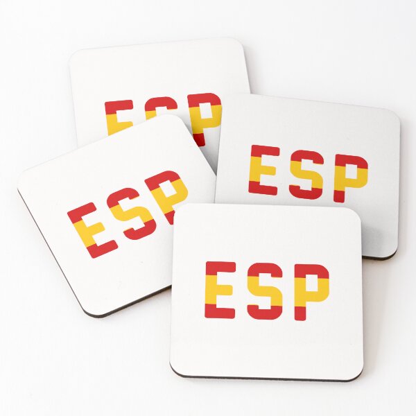 Item preview, ESP (Spain) Flag Red / Gold / White Background designed and sold by PEK1787.