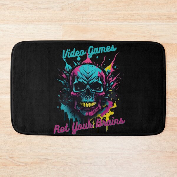 Item preview, Video Games Rot Your Brains - Gaming Is Fun - Funny Art designed and sold by Chromatic-Art.