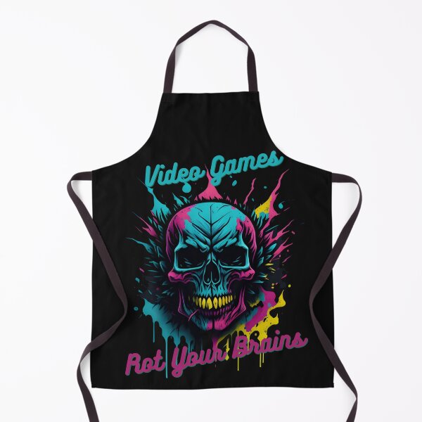Item preview, Video Games Rot Your Brains - Gaming Is Fun - Funny Art designed and sold by Chromatic-Art.