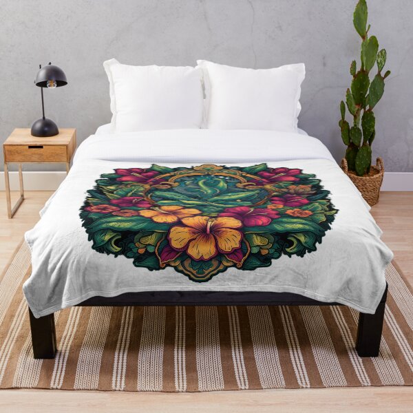 Item preview, Forrest Beautiful Flowers Tropical Colorful designed and sold by MrBadDream.
