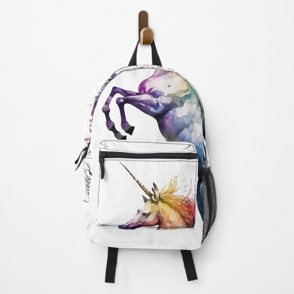 Item preview, Abstract rainbow colored watercolor of an unicorn designed and sold by ManuelAndreas.