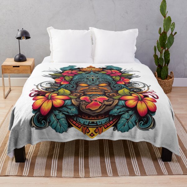 Item preview, Face Forrest Beautiful Flowers Tropical Colorful designed and sold by MrBadDream.