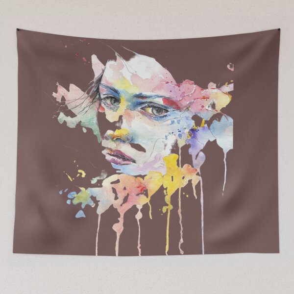 Item preview, Ink-stained Beauty: A Woman's Creative Canvas designed and sold by DreamPrint Collective.