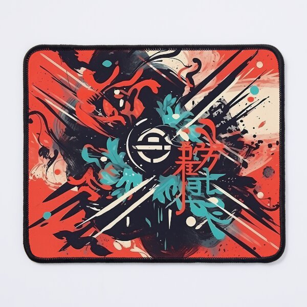 Item preview, Abstract Japanese inspired design designed and sold by JinAirVinsmoker.