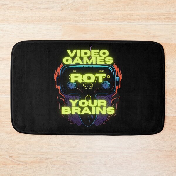 Item preview, Video Games Rot Your Brains - Games & Fun - Funny Art designed and sold by Chromatic-Art.