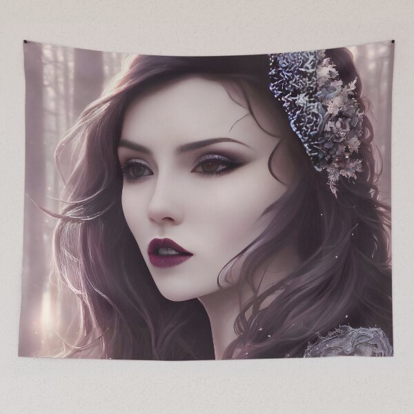 Artikelvorschau, Sveta im Wald entworfen und verkauft von @adorcharm Modern & Classic AI Art.