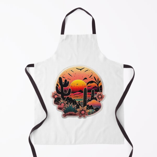 Artikelvorschau, Sunset Scene mit Kaktus entworfen und verkauft von HandCraftedArt.