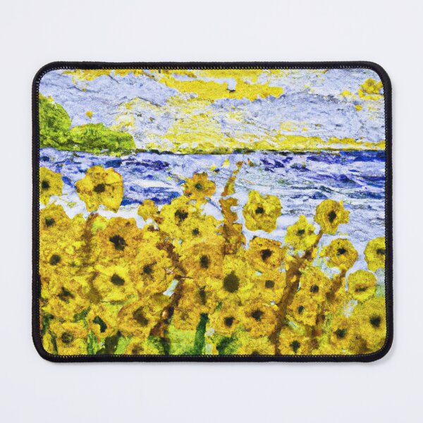 Item preview, Yellow Blossoms under Blue Skies: A Van Gogh Inspired Painting designed and sold by DreamPrint Collective.