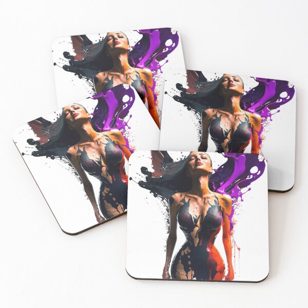 Item preview, Digital Artwork Dark Angel With Purpel blue Wings designed and sold by ManuelAndreas.