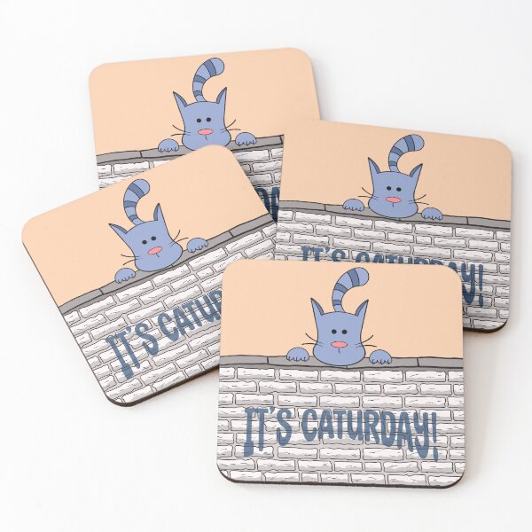 Item preview, Kitty Cat It's Caturday designed and sold by Sfumata Illustration.