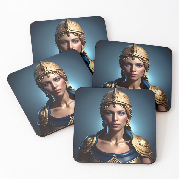 Item preview, Majestic Portrait of Athena, the Greek Goddess designed and sold by ZarliaShop.