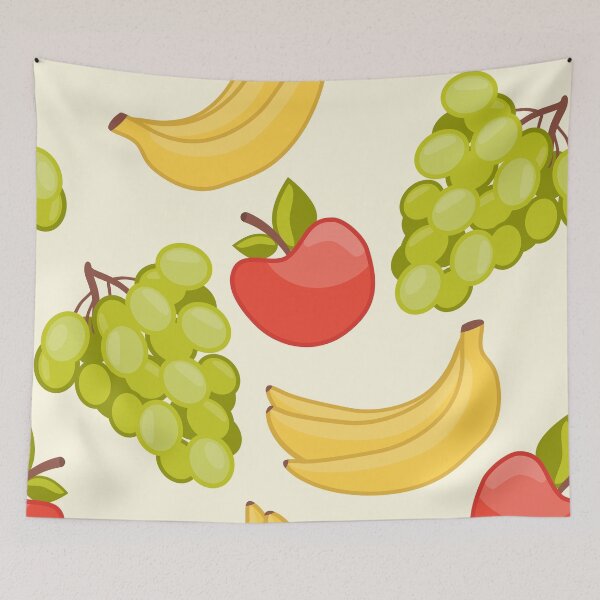 Item preview, Bananas, grapes and apples designed and sold by ReflectedCrafts.