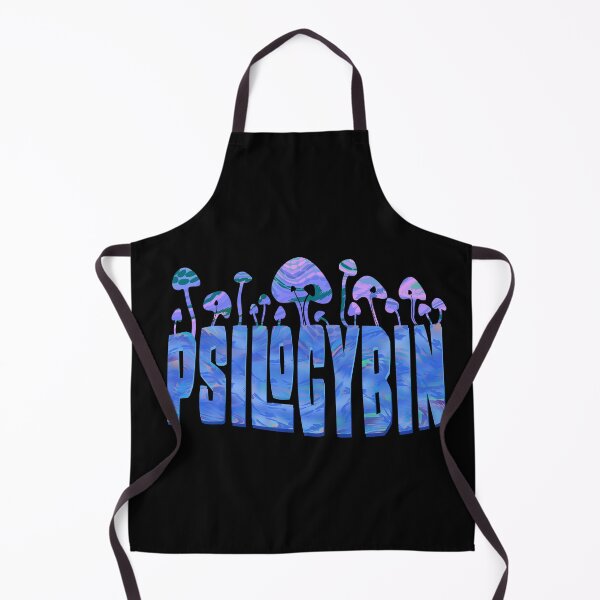 Item preview, Psilocybin in a trippy colored font with mushrooms growing on top designed and sold by DaveDanchuk.