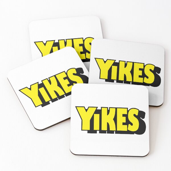 Item preview, Yikes - Yellow Font Text designed and sold by JustBStudios.