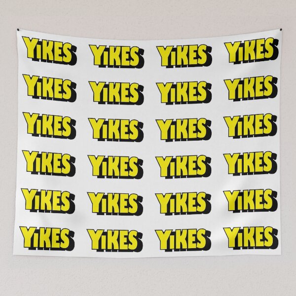 Item preview, Yikes - Yellow Font Text designed and sold by JustBStudios.