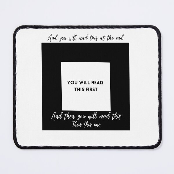 Item preview, You will read this first designed and sold by Tia Me.