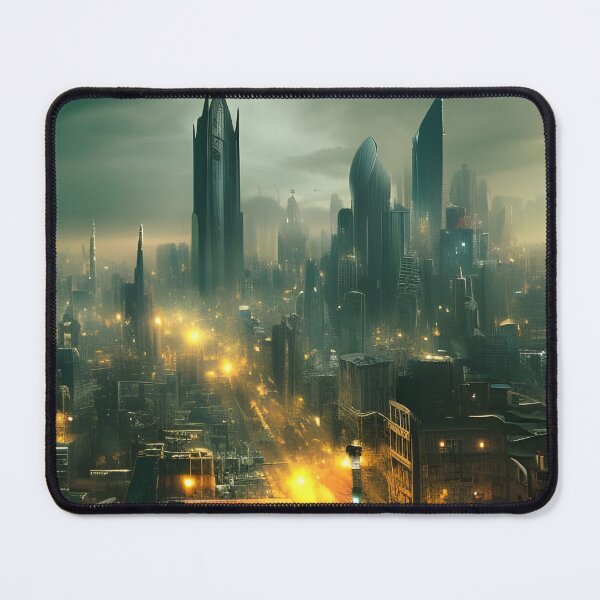 Item preview, Polluted city skyline designed and sold by brandway.