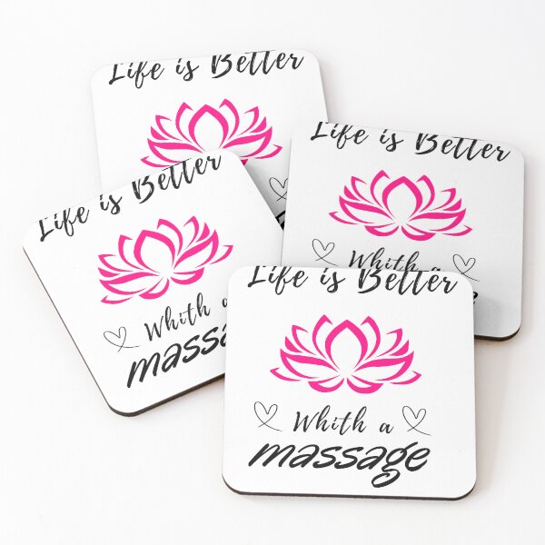 Item preview, Life Is Better With A Massage T-shirt designed and sold by BOUMNESS.
