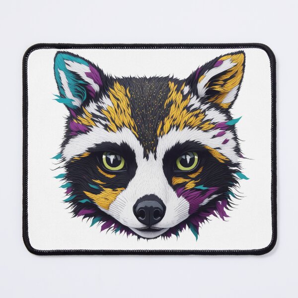 Item preview, Raccoon abstract digital art designed and sold by fr4nk87.