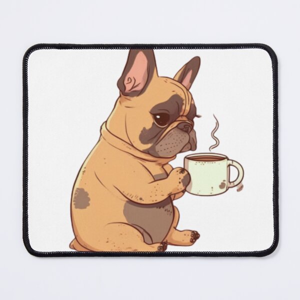 Item preview, Frenchie the Coffee Drink French Bulldog designed and sold by PetsEnough.